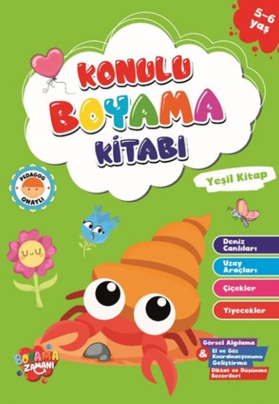 Konulu Boyama - YeşilKitap (5-6 Yaş) Konulu Boyama - YeşilKitap (5-6 Yaş)