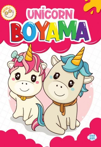 Neşeli Unicorn Boyama Neşeli Unicorn Boyama