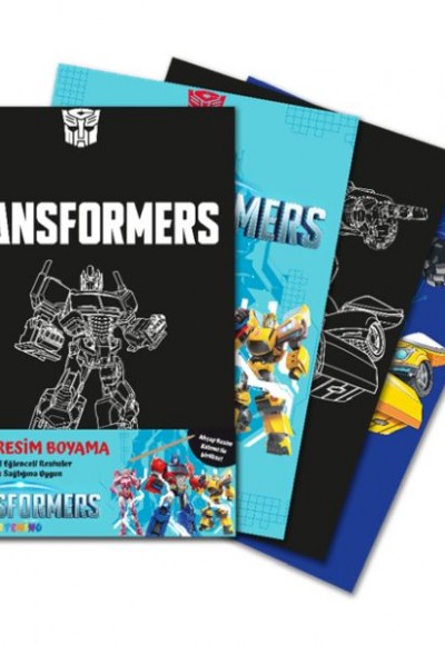 Transformers Sihirli Resim Boyama – Ahşap Kalem Hediyeli Transformers Sihirli Resim Boyama – Ahşap Kalem Hediyeli