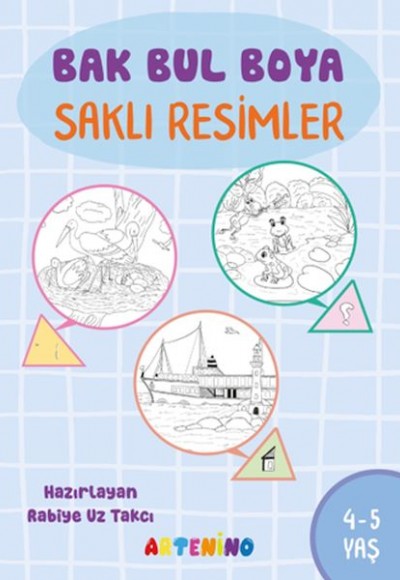 Bak Bul Boya – Saklı Resimler 4-5 Yaş Bak Bul Boya – Saklı Resimler 4-5 Yaş