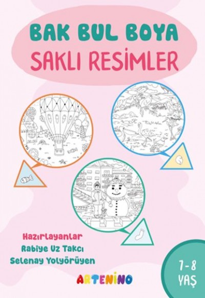 Bak Bul Boya – Saklı Resimler 7-8 Yaş Bak Bul Boya – Saklı Resimler 7-8 Yaş