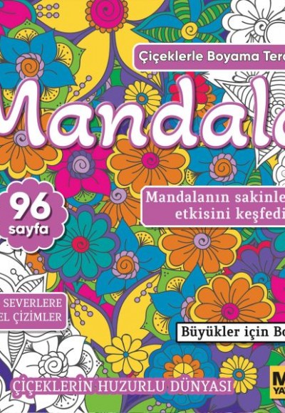 Çiçeklerle Mandala Çiçeklerle Mandala