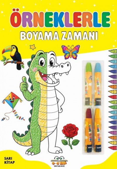 Örneklerle Boyama Zamanı - Sarı Kitap Örneklerle Boyama Zamanı - Sarı Kitap