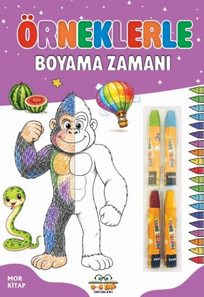 Örneklerle Boyama Zamanı - Mor Kitap Örneklerle Boyama Zamanı - Mor Kitap