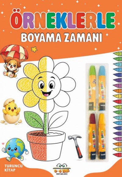 Örneklerle Boyama Zamanı - Turuncu Kitap Örneklerle Boyama Zamanı - Turuncu Kitap