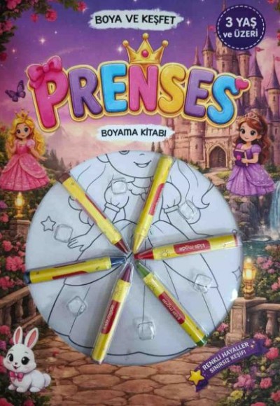 Boya Keşfet- Prenses Boyama Kitabı Boya Keşfet- Prenses Boyama Kitabı