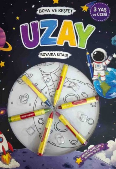 Boya Keşfet- Uzay Boyama Kitabı Boya Keşfet- Uzay Boyama Kitabı