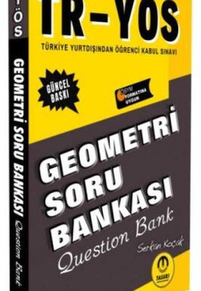 Tasarı TR YÖS Geometri Soru Bankası Tasarı Eğitim Tasarı TR YÖS Geometri Soru Bankası Tasarı Eğitim
