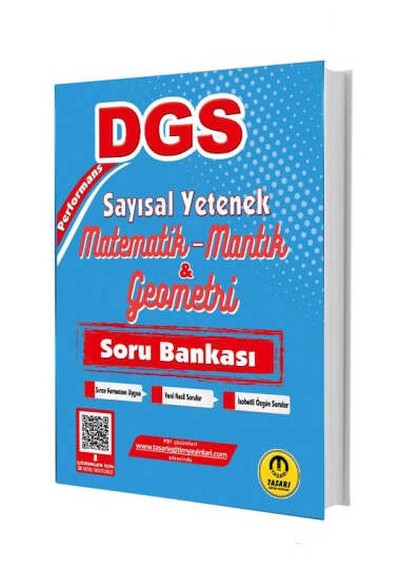 Tasarı Yayınları DGS Sayısal Yetenek Matematik Mantık Geometri Soru Bankası