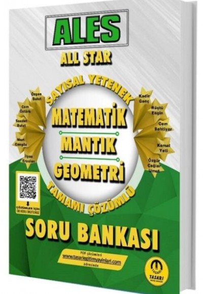 Tasarı Yayınları ALES All Star Sayısal Yetenek Matematik Mantık Geometri Soru Bankası Tasarı Yayınları ALES All Star Sayısal Yetenek Matematik Mantık Geometri Soru Bankası
