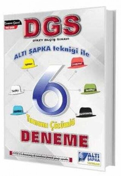 Altı Şapka Yayınları DGS Altı Şapka 6 Çözümlü Deneme Altı Şapka Yayınları DGS Altı Şapka 6 Çözümlü Deneme