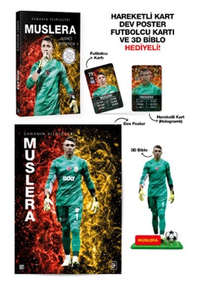 Muslera - Sahanın Yıldızları - 3D Biblo Hediyeli! Muslera - Sahanın Yıldızları - 3D Biblo Hediyeli!