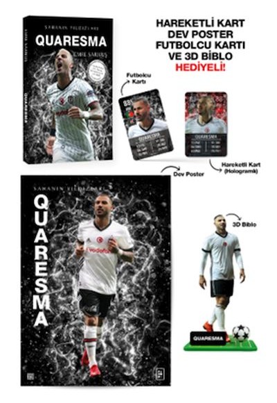 Quaresma - Sahanın Yıldızları - 3D Biblo Hediyeli! Quaresma - Sahanın Yıldızları - 3D Biblo Hediyeli!