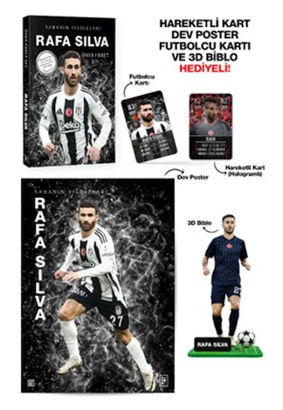 Rafa Silva - Sahanın Yıldızları - 3D Biblo Hediyeli! Rafa Silva - Sahanın Yıldızları - 3D Biblo Hediyeli!