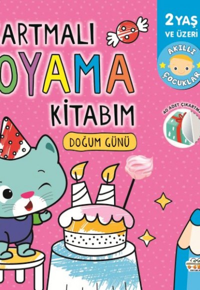 Çıkartmalı Boyama Kitabım Doğum Günü Çıkartmalı Boyama Kitabım Doğum Günü