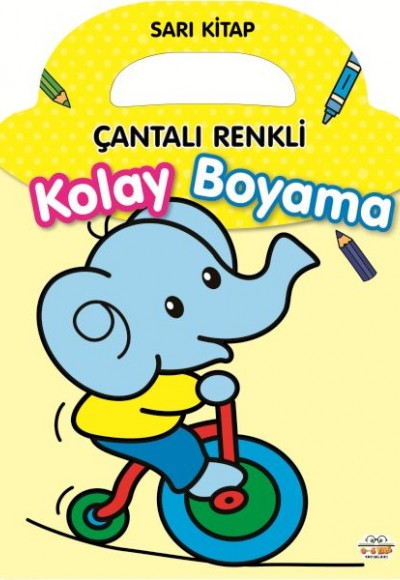 Çantalı Renkli Kolay Boyama- Sarı Kitap Çantalı Renkli Kolay Boyama- Sarı Kitap