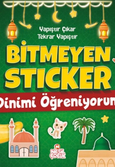 Bitmeyen Sticker - Dinimi Öğreniyorum Bitmeyen Sticker - Dinimi Öğreniyorum