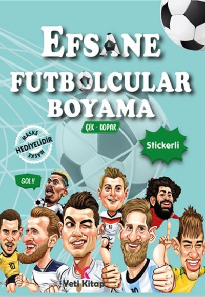 Efsane Futbolcular Boyama Kitabı Efsane Futbolcular Boyama Kitabı