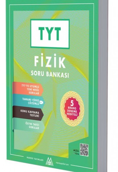 Marsis Yayınları TYT Fizik Soru Bankası 5 Deneme Hediyeli-Video Çözümlü Marsis Yayınları TYT Fizik Soru Bankası 5 Deneme Hediyeli-Video Çözümlü