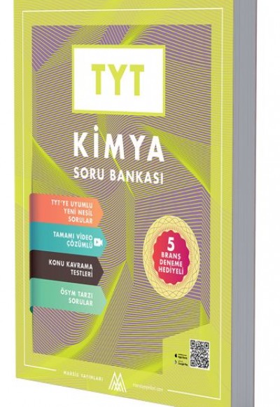 Marsis Yayınları TYT Kimya Soru Bankası 5 Deneme Hediyeli-Video Çözümlü Marsis Yayınları TYT Kimya Soru Bankası 5 Deneme Hediyeli-Video Çözümlü