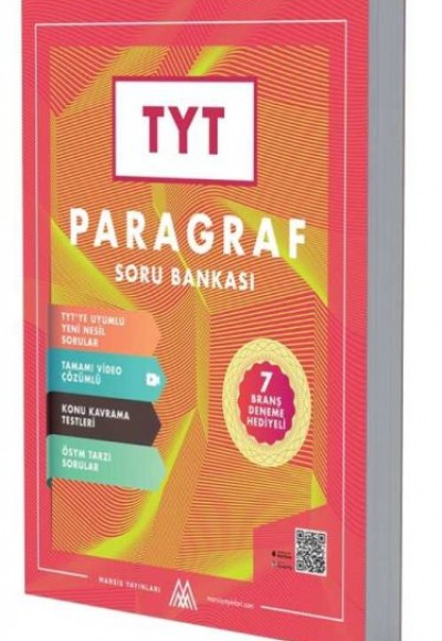 Marsis Yayınları TYT Paragraf Soru Bankası Marsis Yayınları TYT Paragraf Soru Bankası