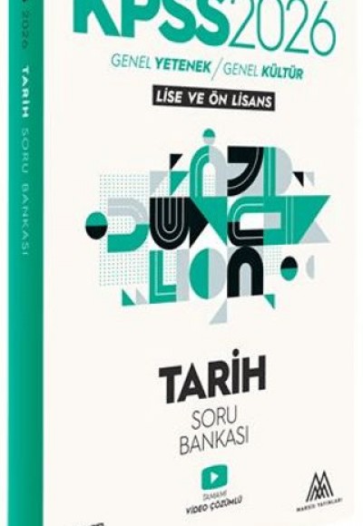 KPSS Tarih Soru Bankası 2026 KPSS Tarih Soru Bankası 2026