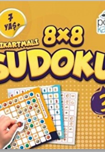 8x8 Çıkartmalı Sudoku 7+ (3) 8x8 Çıkartmalı Sudoku 7+ (3)