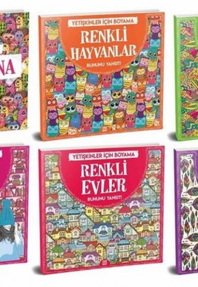 Yetişkinler İçin Boyama Seti 6'lı Yetişkinler İçin Boyama Seti 6'lı