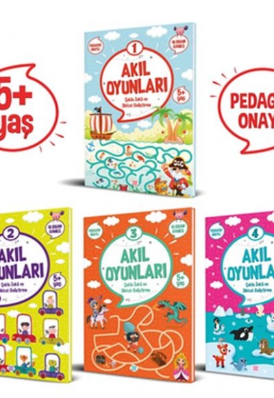 Akıl Oyunları Serisi (5+ Yaş) (4 Kitap Takım) Akıl Oyunları Serisi (5+ Yaş) (4 Kitap Takım)