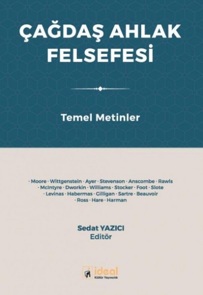 Çağdaş Ahlak Felsefesi Çağdaş Ahlak Felsefesi