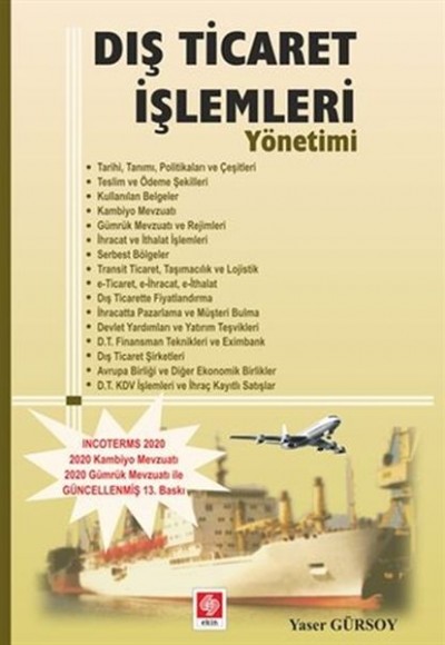 Dış Ticaret İşlemleri Yönetimi Dış Ticaret İşlemleri Yönetimi