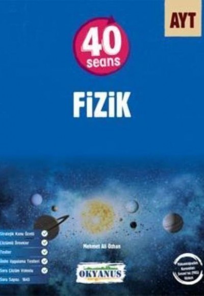 Okyanus AYT 40 Seans Fizik Soru Bankası Okyanus AYT 40 Seans Fizik Soru Bankası