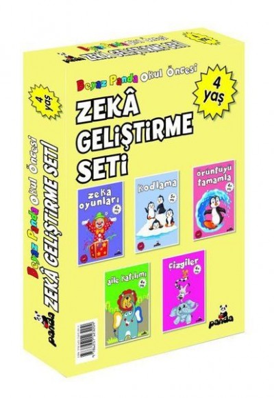 4 Yaş Zeka Geliştirme Seti - 5 Kitap Takım 4 Yaş Zeka Geliştirme Seti - 5 Kitap Takım