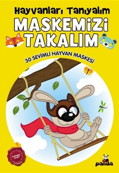 Maskemizi Takalım - Hayvanları Tanıyalım - 30 Sevimli Hayvan Maskesi Maskemizi Takalım - Hayvanları Tanıyalım - 30 Sevimli Hayvan Maskesi