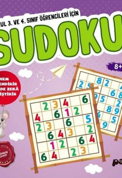 Sudoku 8+ Yaş - İlkokul 3. ve 4. Sınıf Öğrencileri İçin Sudoku 8+ Yaş - İlkokul 3. ve 4. Sınıf Öğrencileri İçin