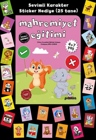 Stickerlı 4+7 Yaş Mahremiyet Eğitimi Stickerlı 4+7 Yaş Mahremiyet Eğitimi