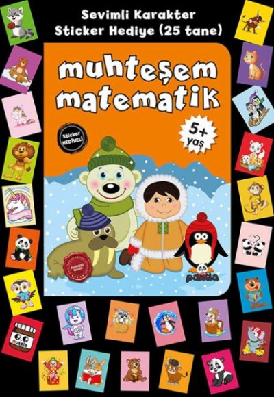 Stickerlı 5+ Yaş Muhteşem Matematik Stickerlı 5+ Yaş Muhteşem Matematik