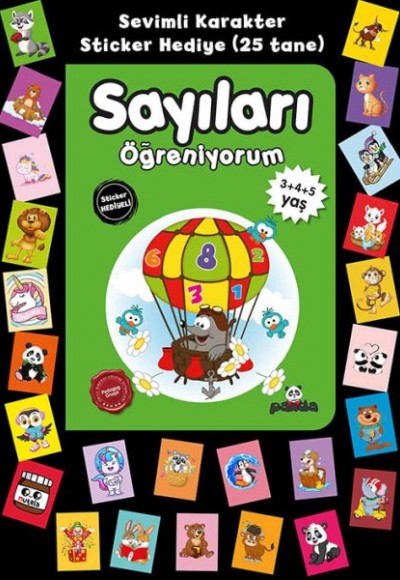Stickerlı 3+4+5 Yaş Sayıları Öğreniyorum Stickerlı 3+4+5 Yaş Sayıları Öğreniyorum