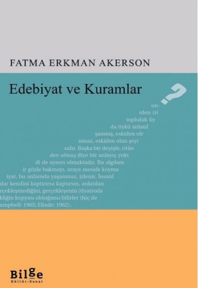 Edebiyat ve Kuramlar Edebiyat ve Kuramlar