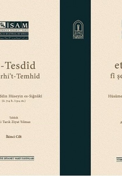 Et-Tesdid Fi Şerhi’t-Temhid - 2 Cilt Takım Et-Tesdid Fi Şerhi’t-Temhid - 2 Cilt Takım