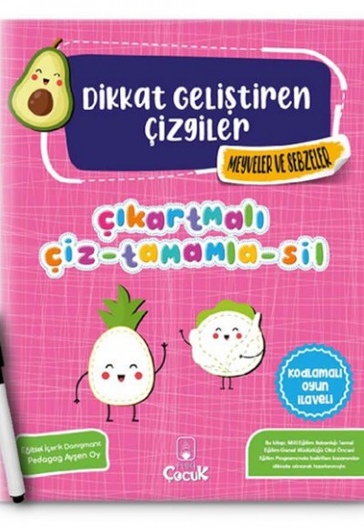 Dikkat Geliştiren Çizgiler – Meyveler ve Sebzeler