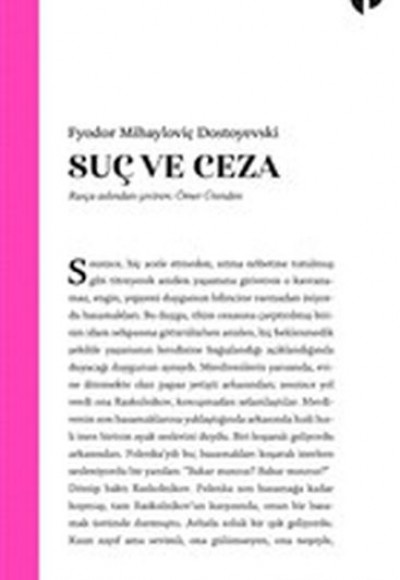 Suç ve Ceza Suç ve Ceza
