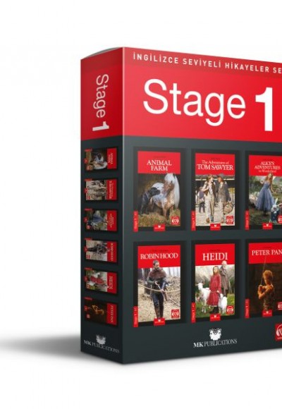 İngilizce Seviyeli Hikayeler Seti - Stage-1 İngilizce Seviyeli Hikayeler Seti - Stage-1
