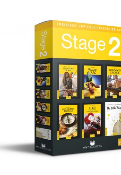 İngilizce Seviyeli Hikayeler Seti - Stage-2 İngilizce Seviyeli Hikayeler Seti - Stage-2