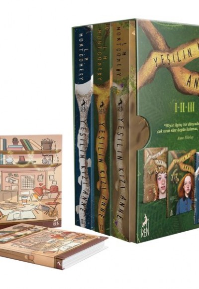 Yeşilin Kızı Anne Kutulu Set Ciltsiz (Süresiz Ajanda Hediyeli) Yeşilin Kızı Anne Kutulu Set Ciltsiz (Süresiz Ajanda Hediyeli)
