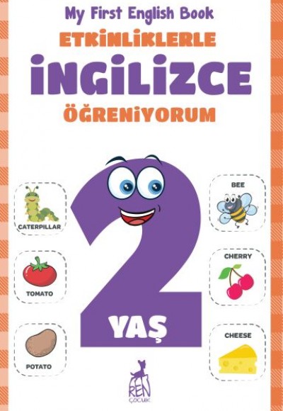 Etkinliklerle İngilizce Öğreniyorum 2 Yaş - My First English Book