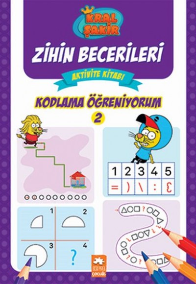 Kodlama Öğreniyorum 2 - Kral Şakir Zihin Becerileri Aktivite Kitabı Kodlama Öğreniyorum 2 - Kral Şakir Zihin Becerileri Aktivite Kitabı