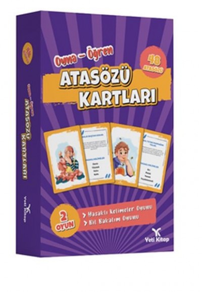 Atasözü Kartları (Oyna-Öğren) Atasözü Kartları (Oyna-Öğren)