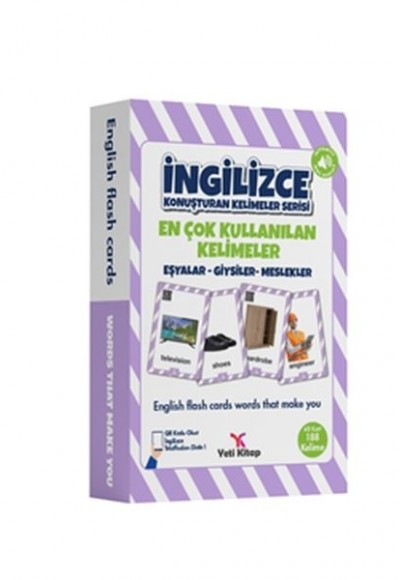 İngilizce Kelime Kartları Eşyalar-Giysiler-Meslekler İngilizce Kelime Kartları Eşyalar-Giysiler-Meslekler