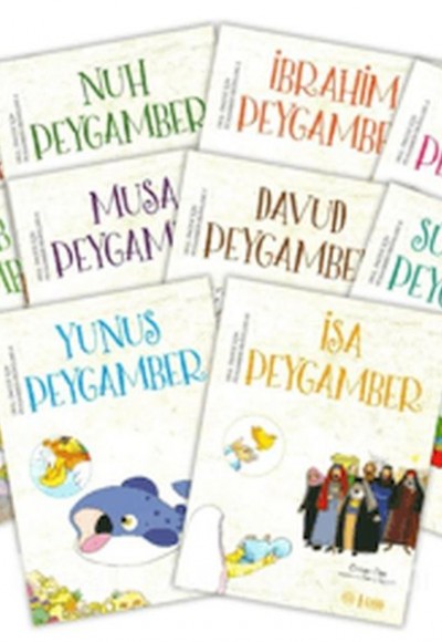 Okul Öncesi Peygamber Hikayeleri Seti (10 Kitap Takım)